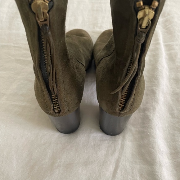 Isabel marant garett olive green suede ankle boot  size 38 - Picture 3 of 7